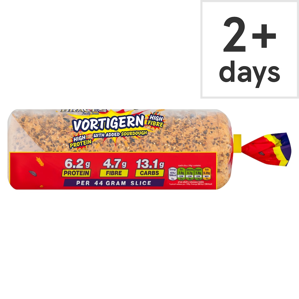 Braces Vortigern Wholemeal & Seeds Bloomer 800G
