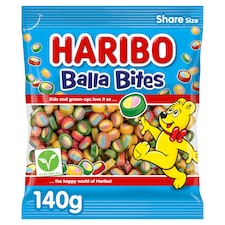 HARIBO Balla Bites Fruit Flavour Gums 140g