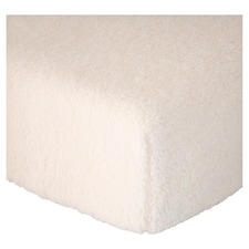 F&F Home Bedding Cream Teddy Fleece Fitted Sheet King