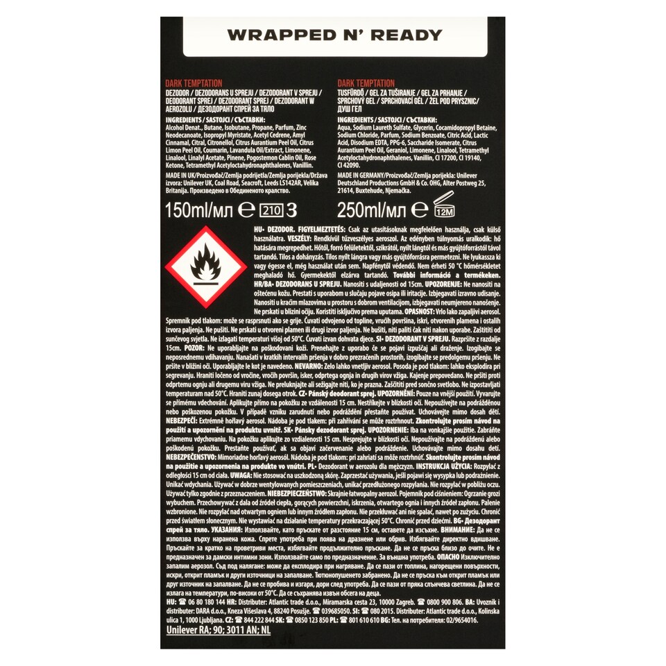 image 1 of Axe Dark Temptation Gift Set