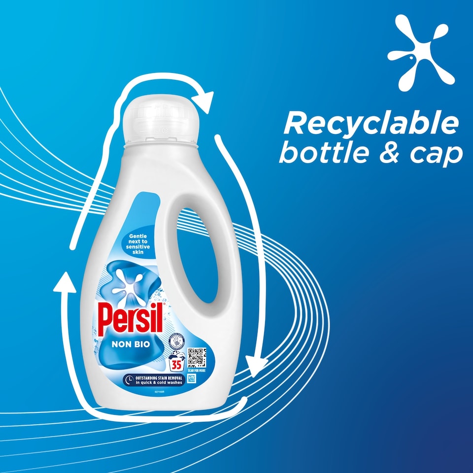 image 1 of Persil Non Bio Laundry Washing Liquid Detergent 35 Washes 945ML