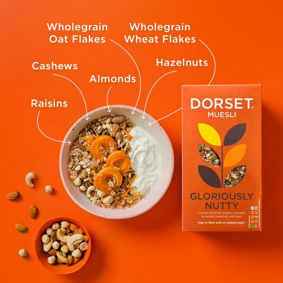 image 1 of Dorset Gloriously Nutty No Added Sugar Muesli 500g