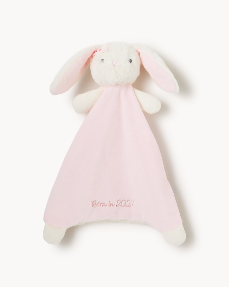 F&F Baby Born in 2027 Bunny Comforter in Pink