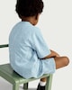 image 1 of F&F Boys 2-Piece Cotton Rich Leaf Print T-Shirt and Shorts Set in Blue