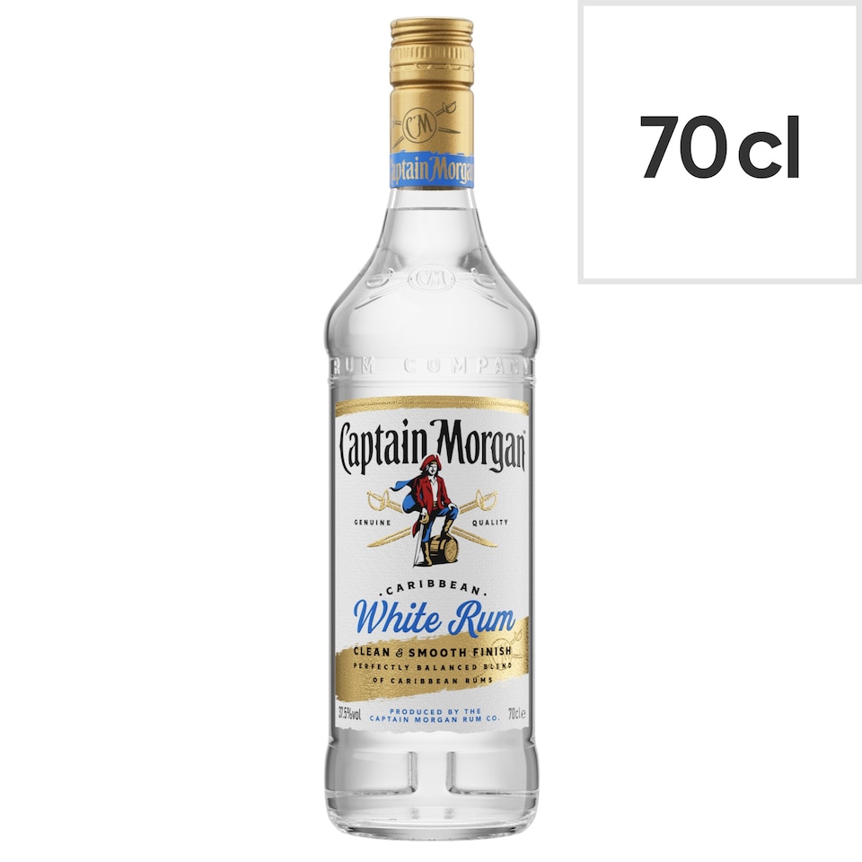 image 1 of Captain Morgan White Rum 70Cl
