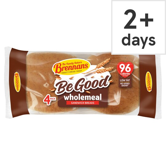Brennans Be Good Wholemeal Sanwich 160G
