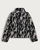 image 4 of F&F Active Fleece Textured Animal Print Jacket in Multi