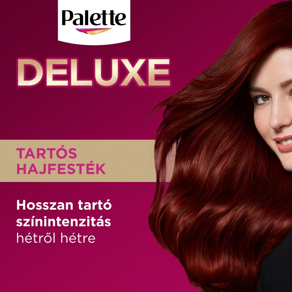 Palette Deluxe 5-88 Intenzív vörös violett tartós hajfesték  1. kép