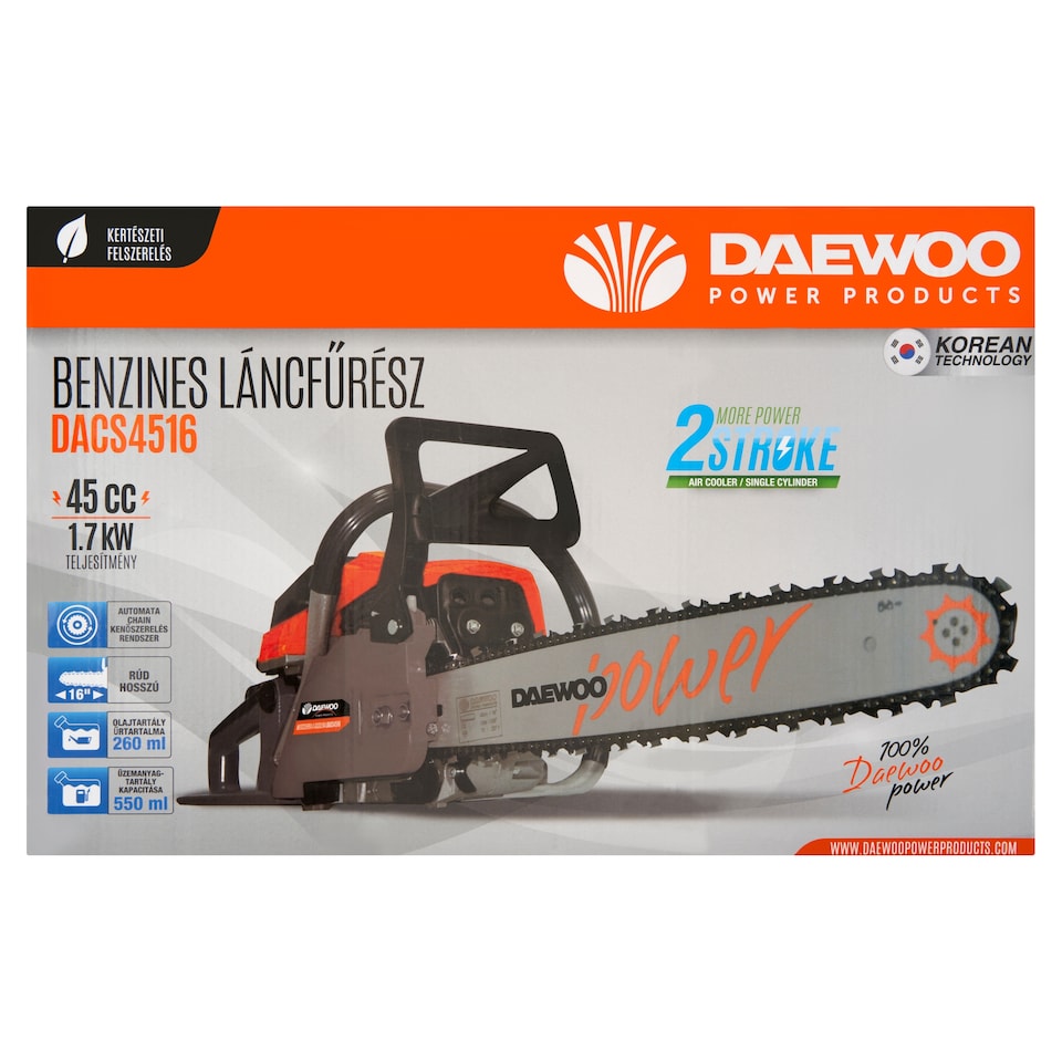 Daewoo DACS4516 benzínová reťazová píla