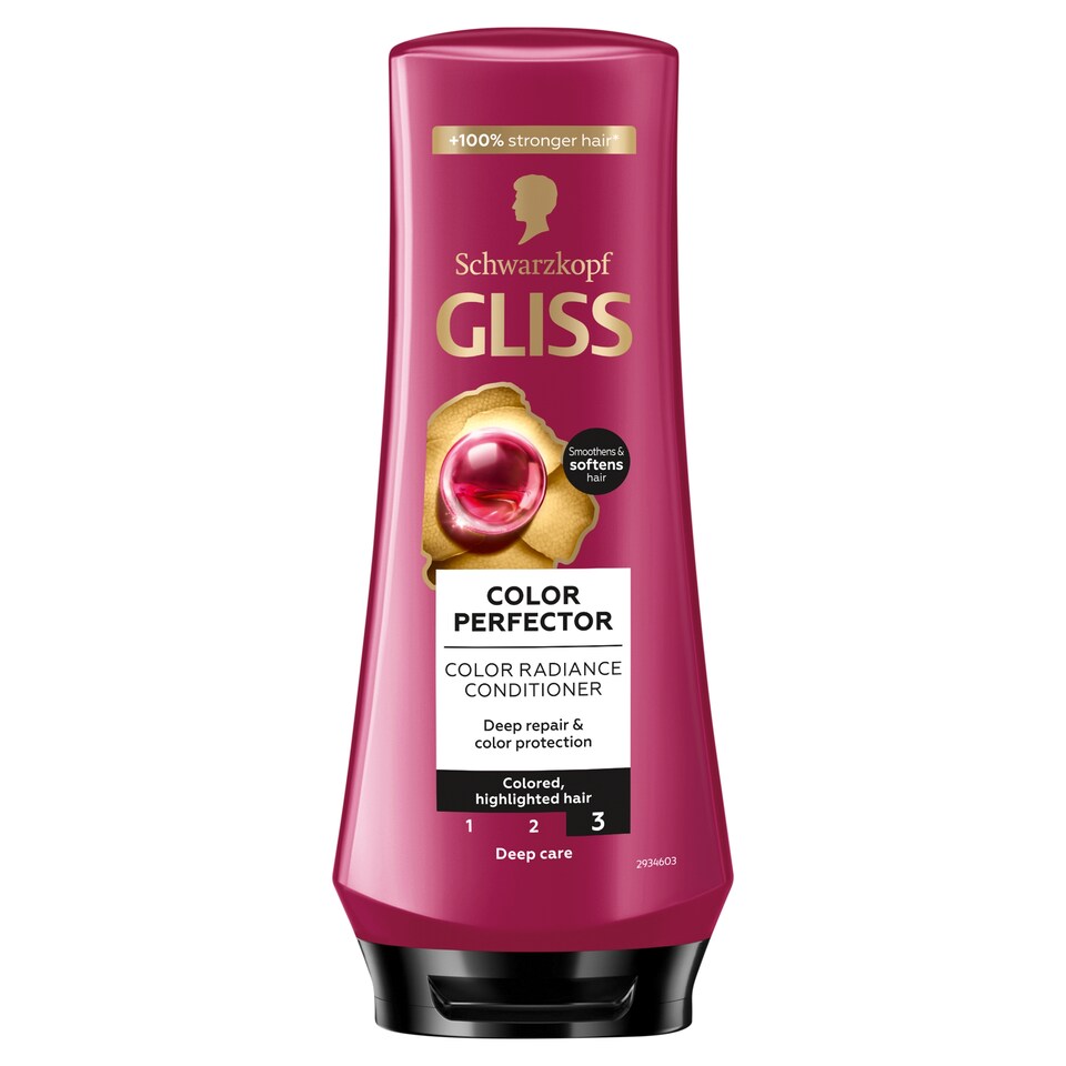 obrázok 1 z Schwarzkopf Gliss rozjasňujúci kondicionér Color Perfector 200 ml