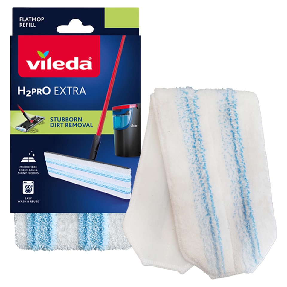 image 1 of Vileda H2Pro Flat Mop Refill