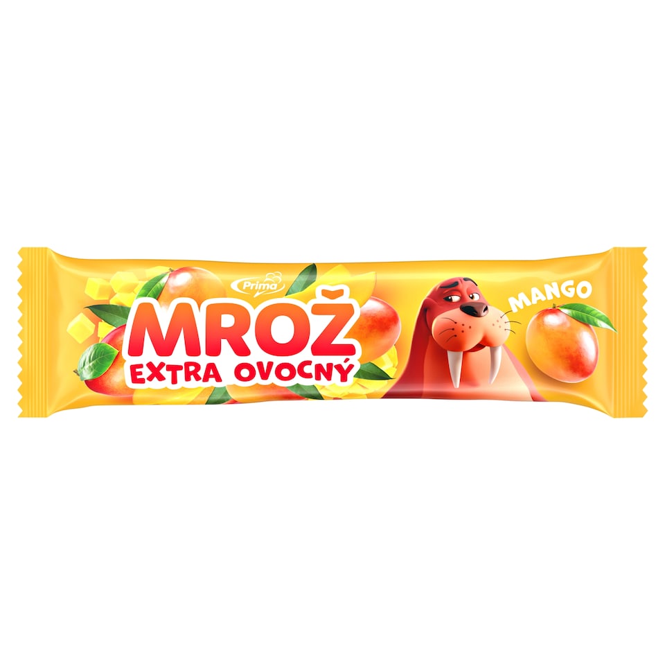 Prima Mrož Mrazený krém ovocný mango v bielej poleve 50 ml