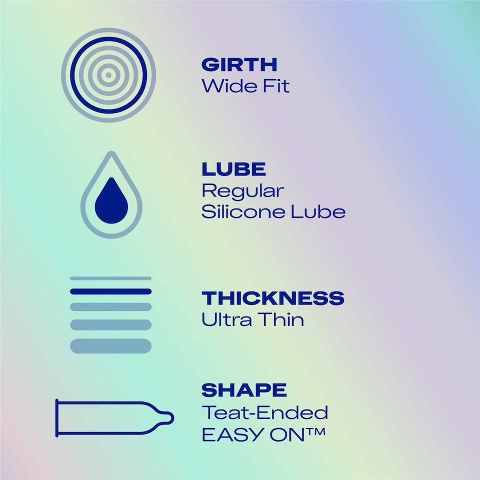 image 1 of Durex Nude Ultra Thin Condoms XL 10s