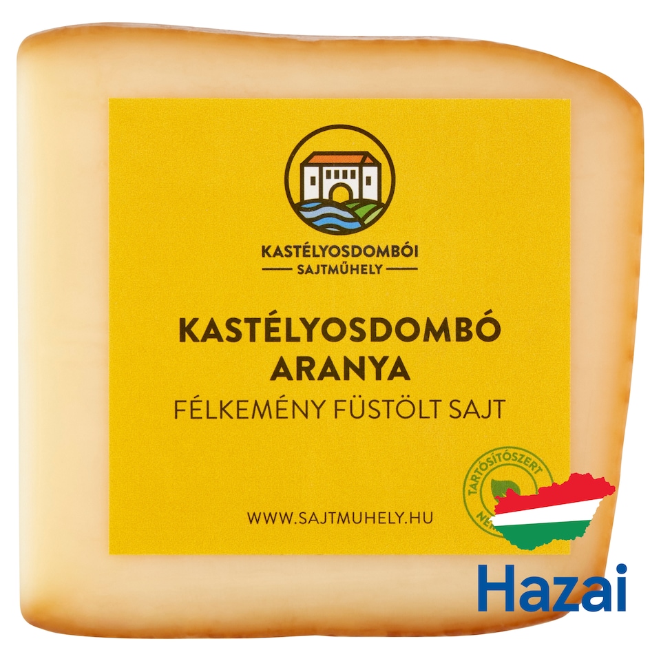 Kastélyosdombói Sajtműhely Kastélyosdombó Aranya félkemény füstölt sajt 150 g