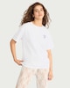 image 3 of OH ME OH MY Pure Cotton Mykonos T-Shirt in White