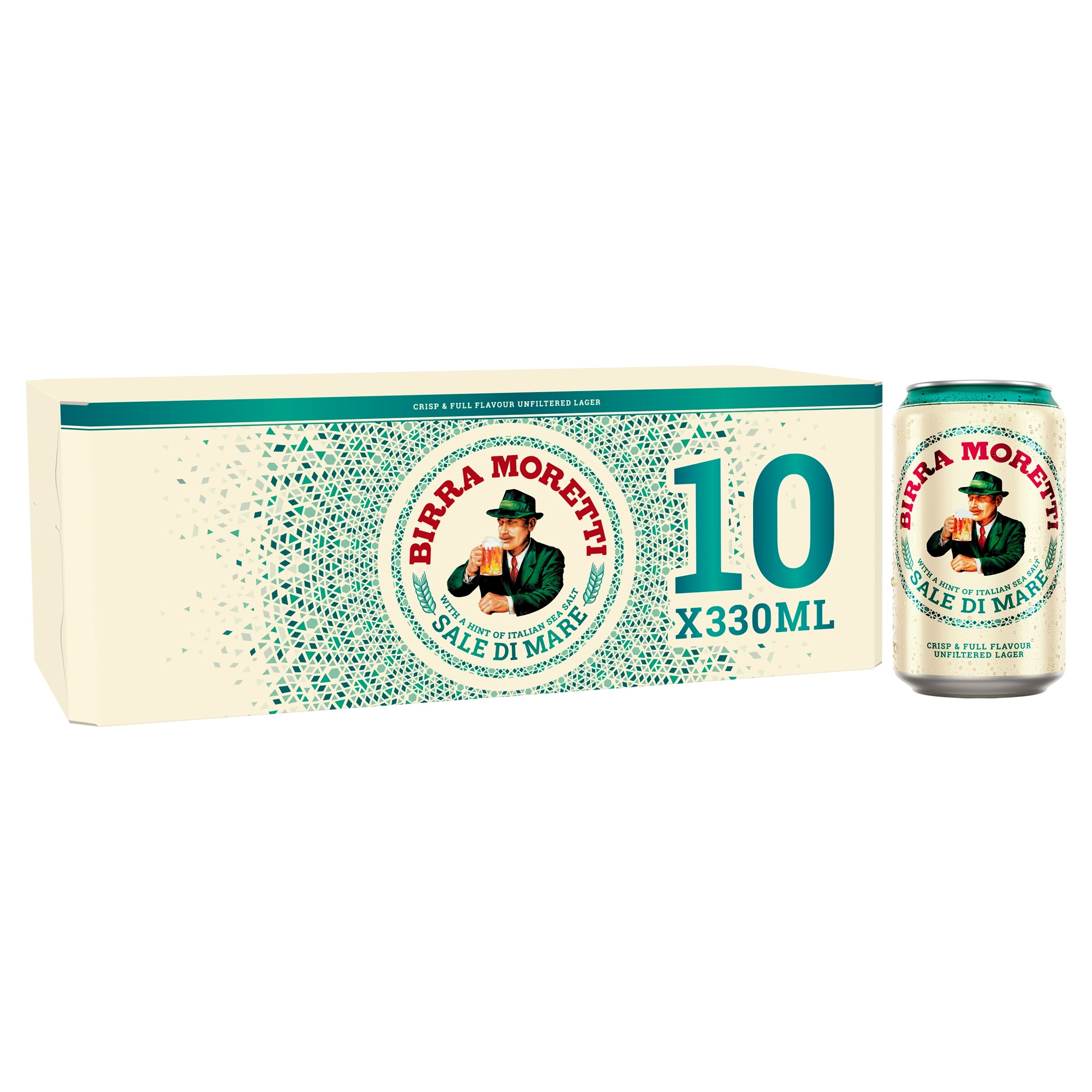 Birra Moretti Sale Di Mare Lager Beer 10x330ml