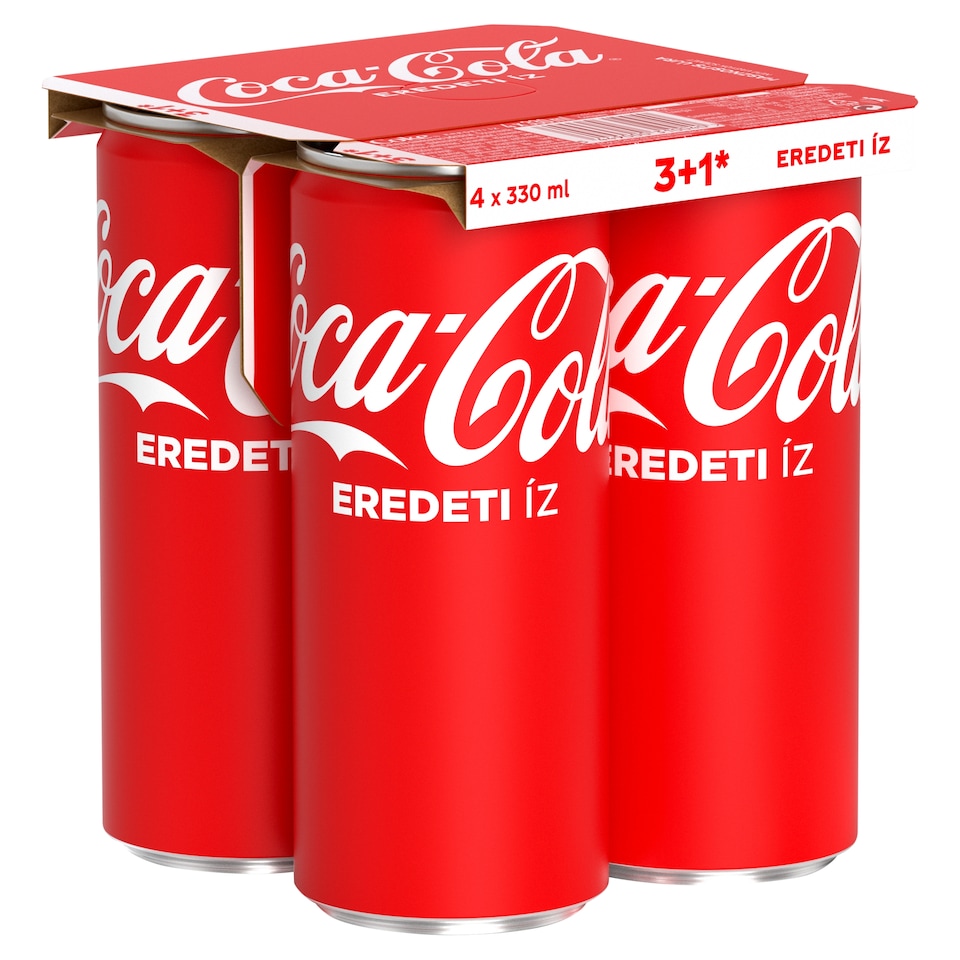Coca-Cola colaízű szénsavas üdítőital 4 x 330 ml