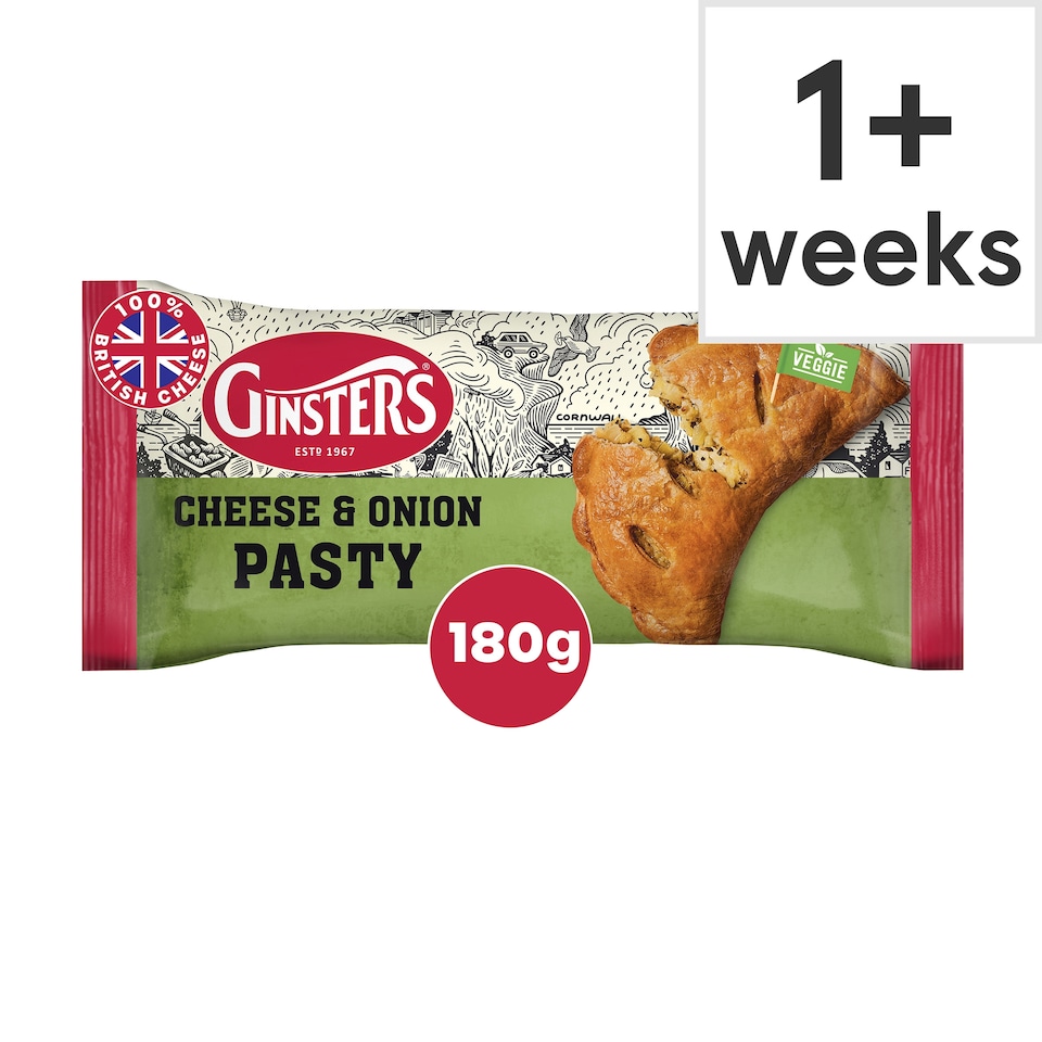 image 1 of Ginsters Cheese & Onion Pasty 180G