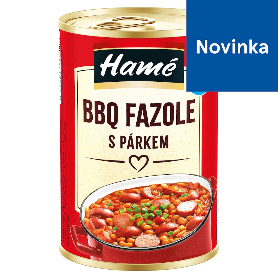 Hamé BBQ fazuľa s párkom 400 g