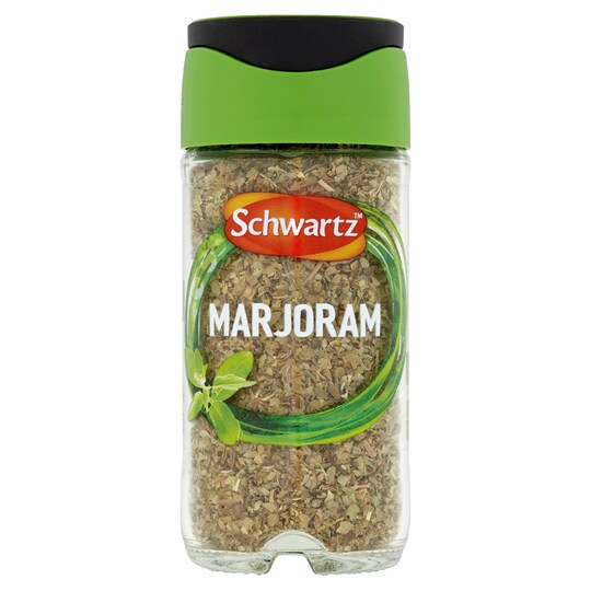 Schwartz Marjoram 8G Jar Tesco Groceries