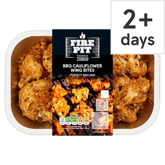 Tesco Fire Pit Bbq Cauliflower Wing Bites 280G Tesco Groceries