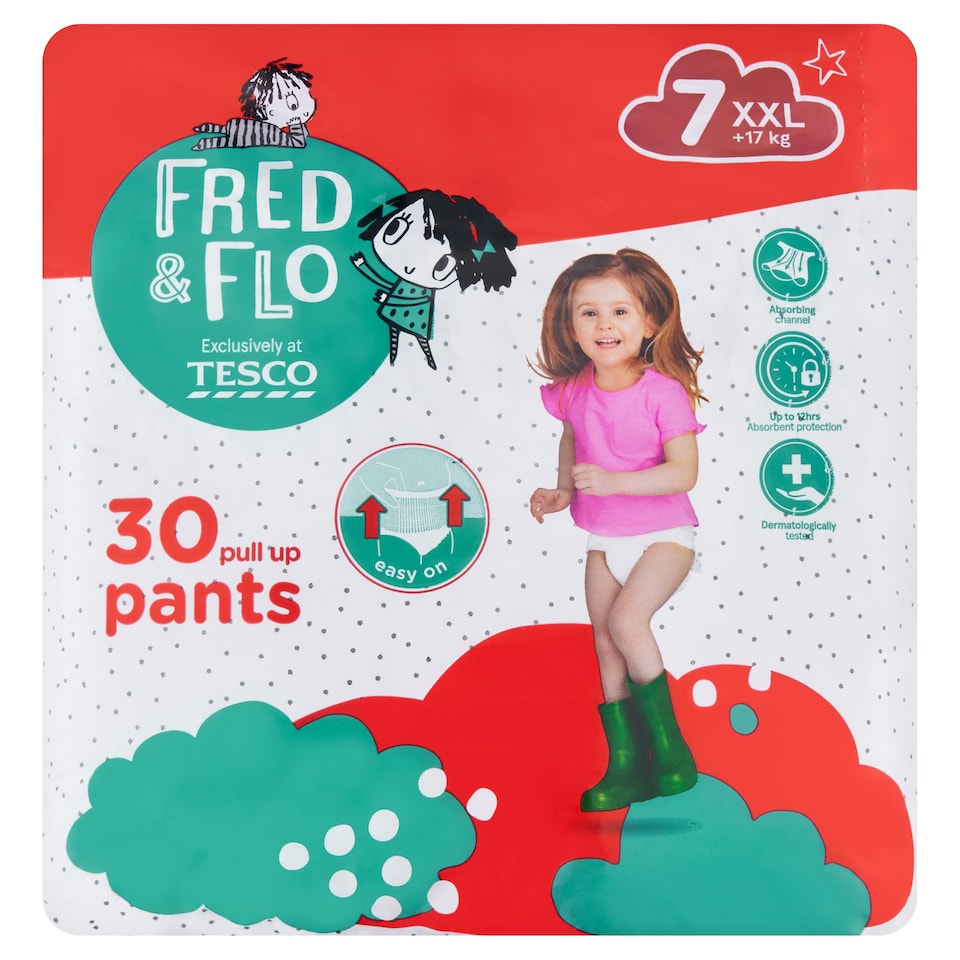 Fred & Flo bugyipelenka XXL 7 +17 kg 30 db  1. kép