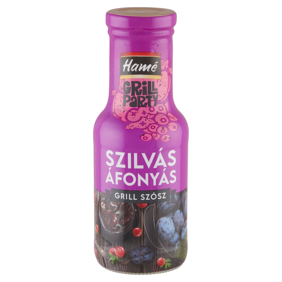 Hamé Grill Party szilvás áfonyás grill szósz 250 ml