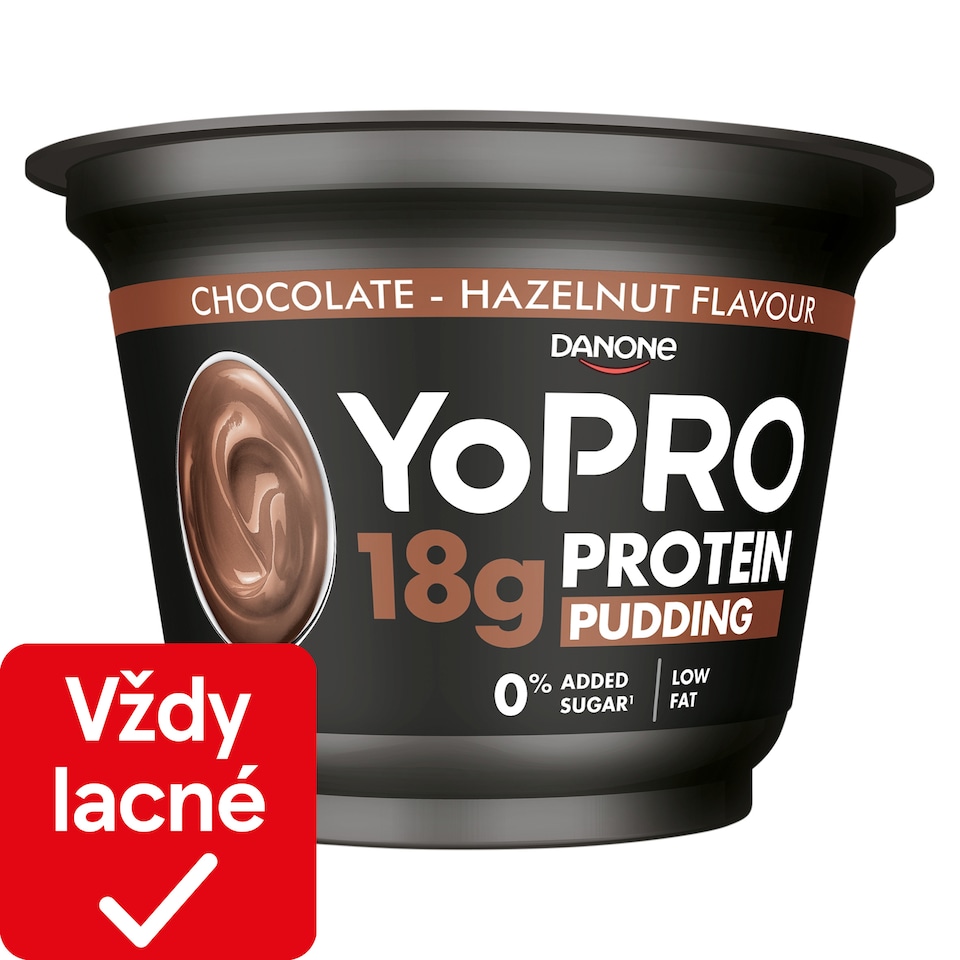 obrázok 1 z YoPRO Protein puding s čokoládovo-lieskovoorieškovou príchuťou 180 g