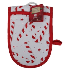 Tesco Candy Cane Oven Glove