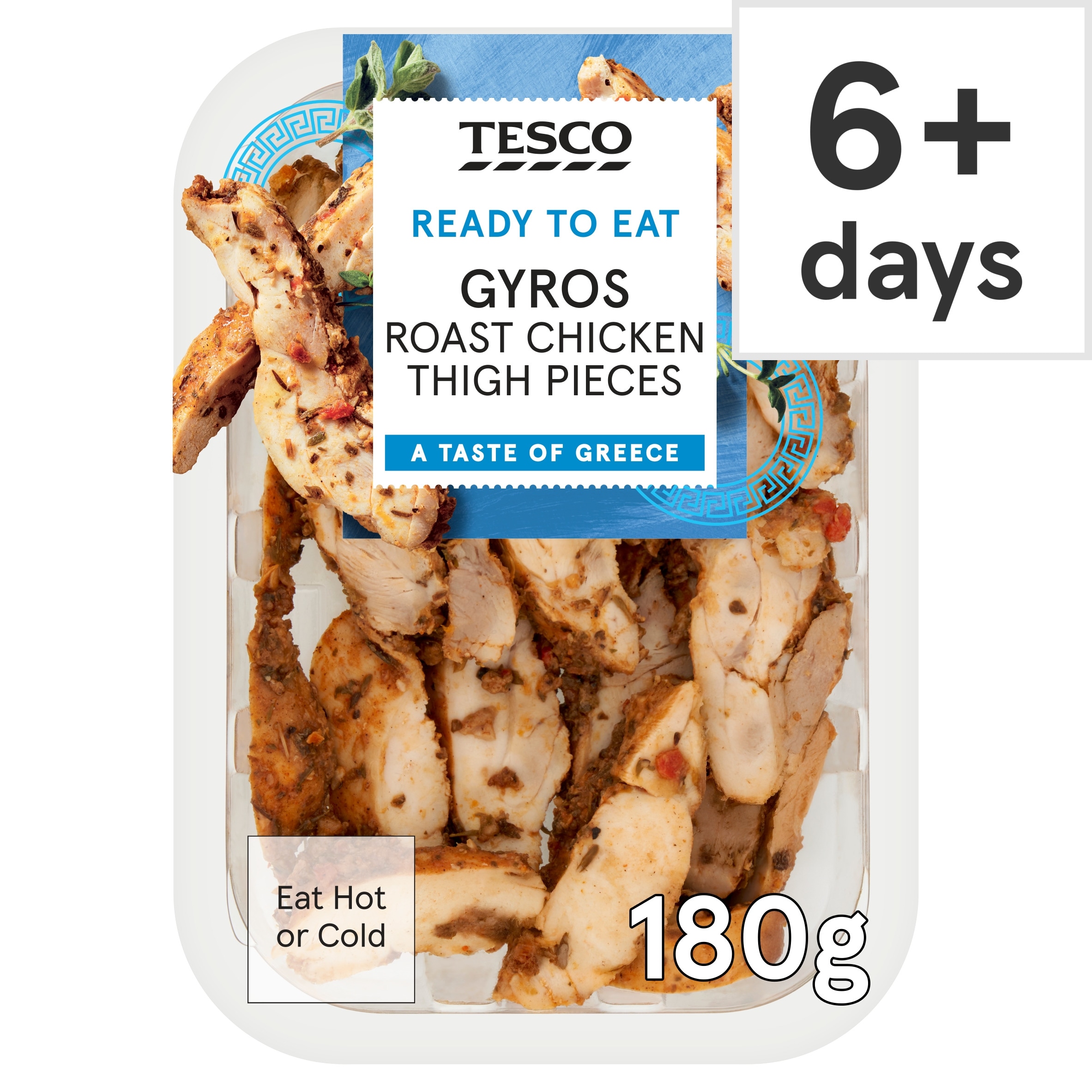 Tesco Greek Inspired Chicken Thigh Strips 180g