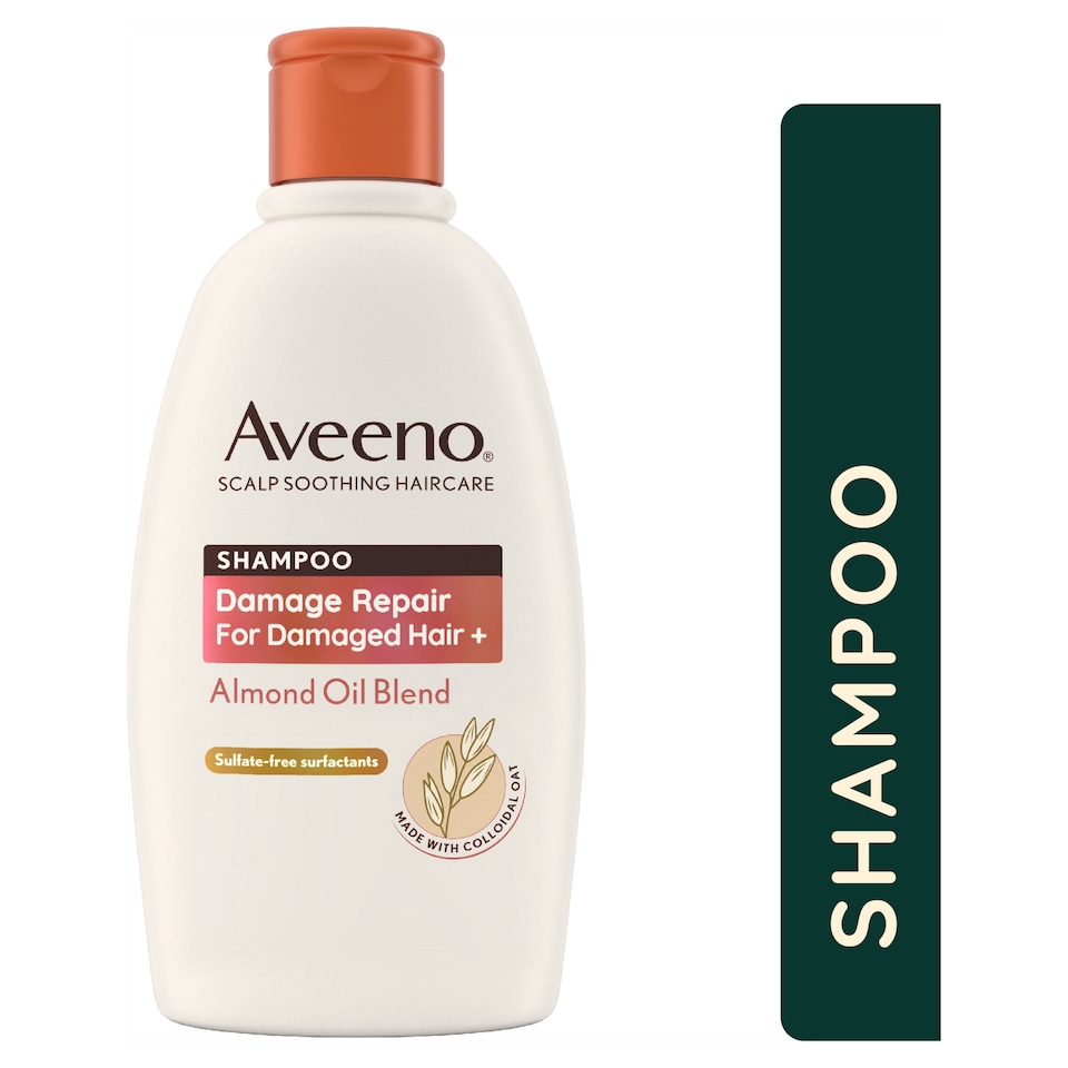image 1 of Aveeno Almond Oil Shampoo Damage Repair 300Ml
