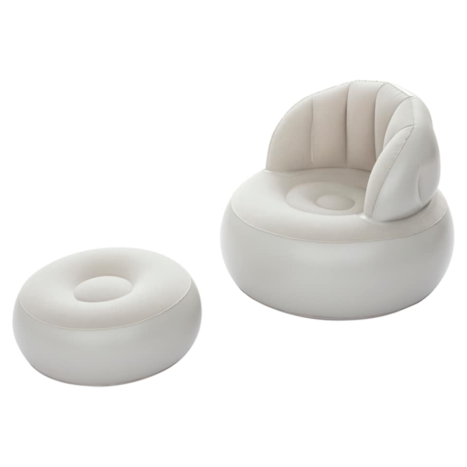 Tesco Inflatable Lounge Chair Grey
