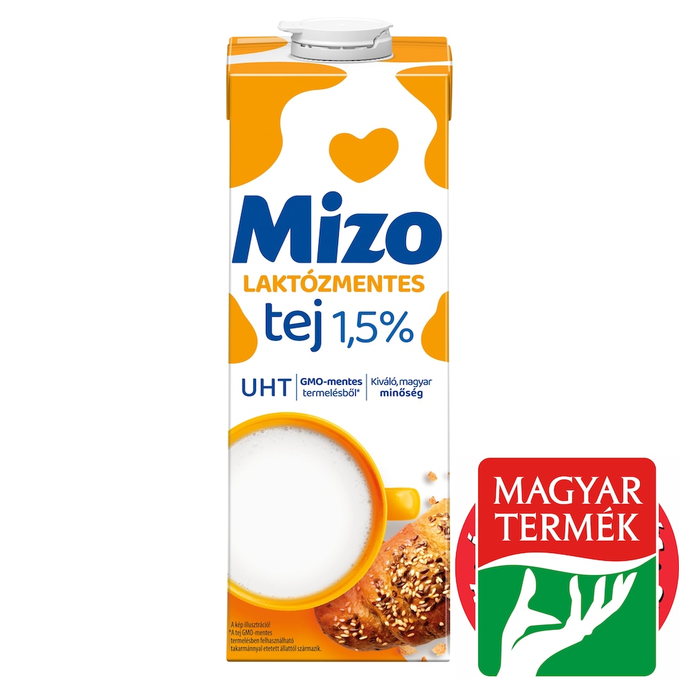 Mizo UHT zsírszegény, laktózmentes tej 1,5% 1 l