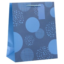 Tesco Blue Circle Large Bag