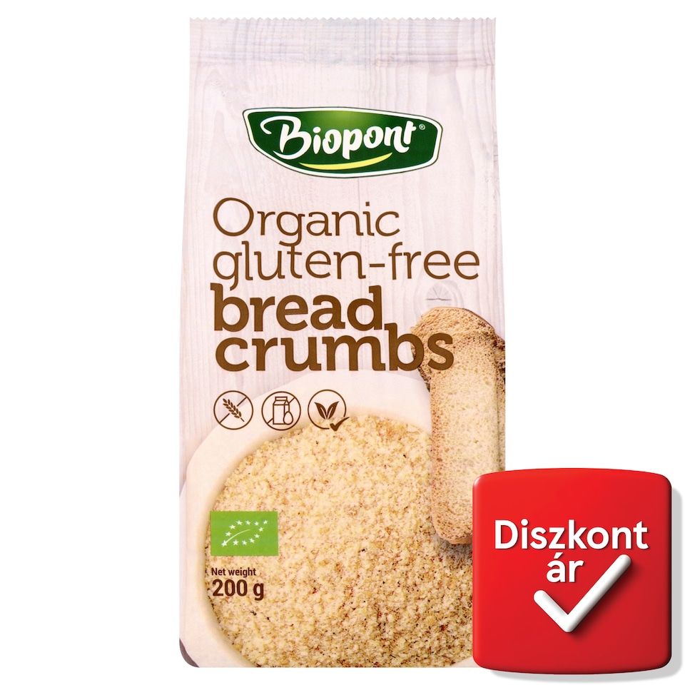 Biopont bio gluténmentes panírmorzsa 200 g