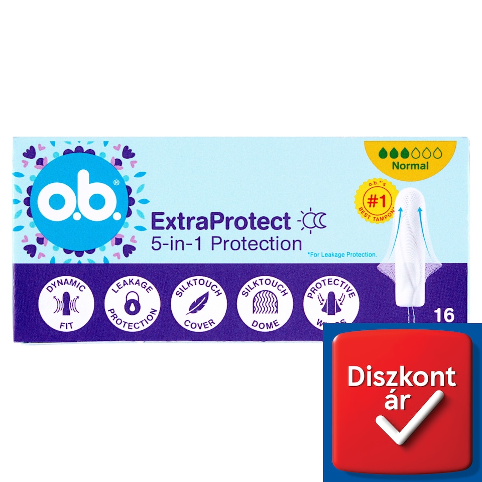 o.b. ExtraProtect Normal Tampons 16 pcs