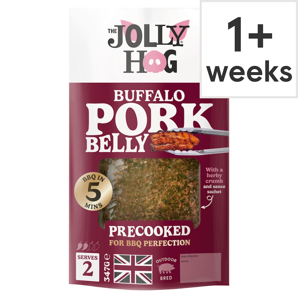 The Jolly Hog Pork Belly with Buffalo Sauce 347g