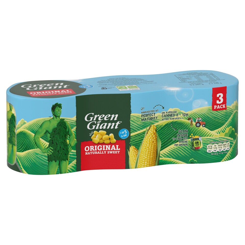 Green Giant Original Sweet Corn 3X340g