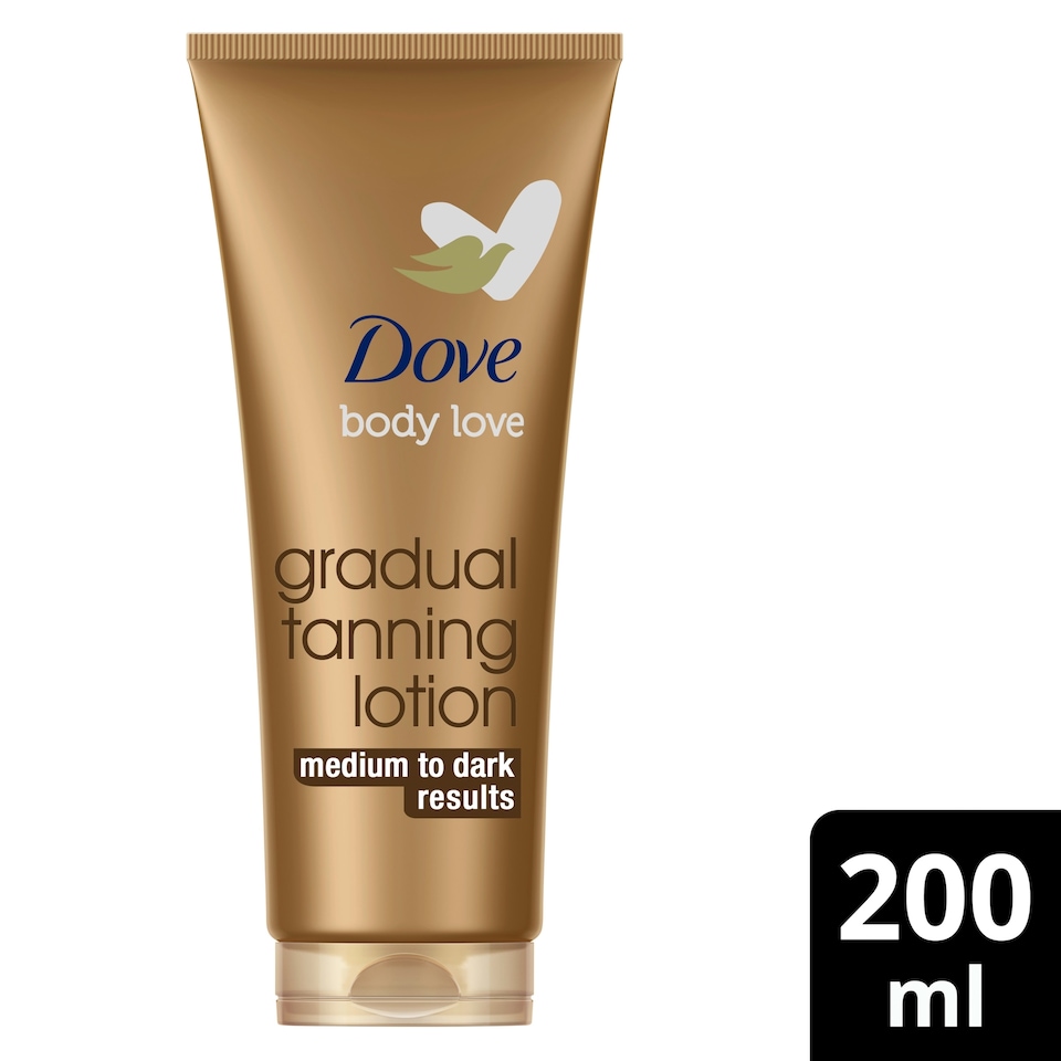 image 1 of Dove Gradual Tanning Lotion Medium To Dark 200Ml