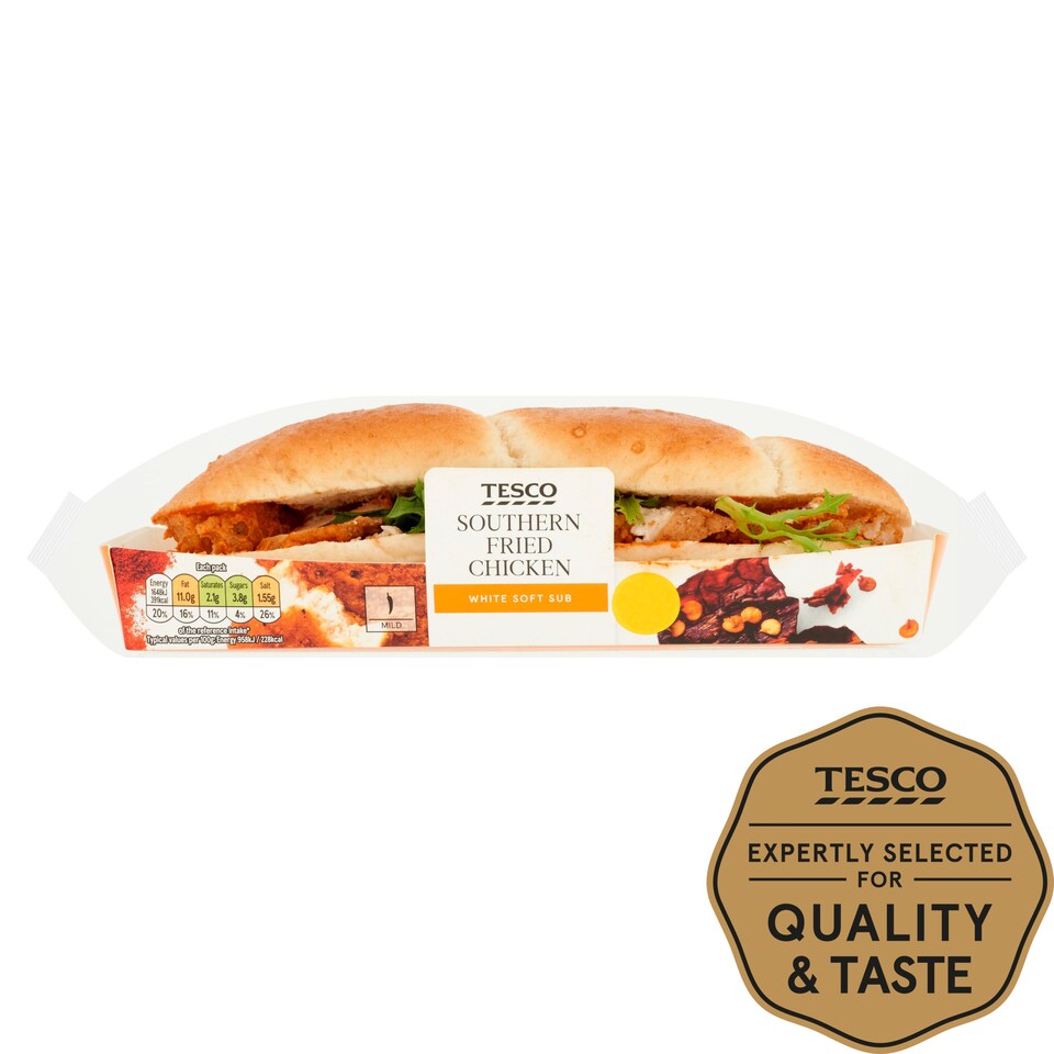 Tesco Southern Fried Chicken Sub Tesco Groceries