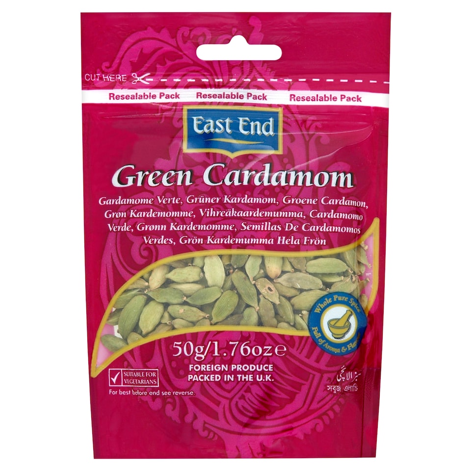 East End Green Cardamom 50G