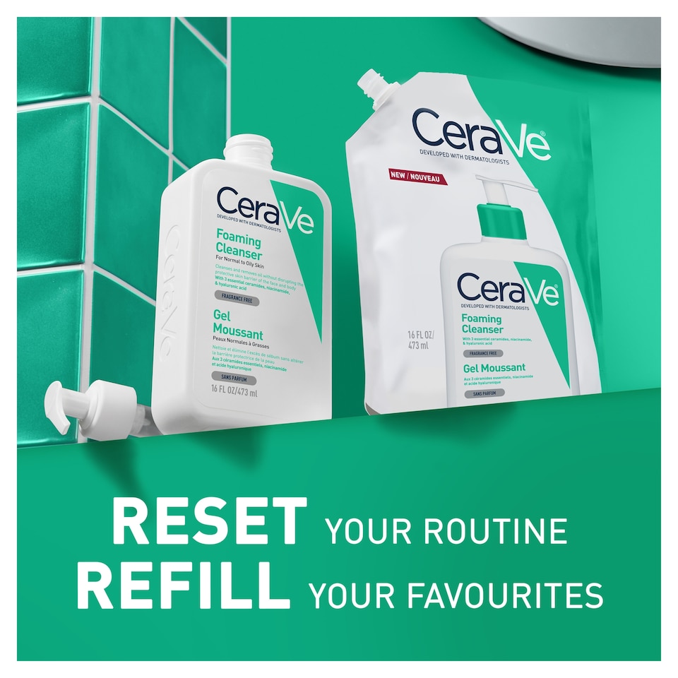 image 1 of CeraVe Foaming Cleanser Refill 473ml