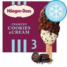 Haagen-Dazs Crunchy Cookies and Cream Ice Cream Stick 3x80ml