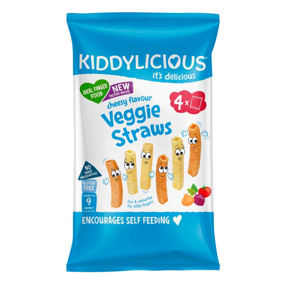 Kiddylicious Tyčinky se sýrovou příchutí multipack 4 x 12g