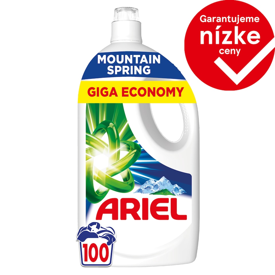 obrázok 1 z Ariel Tekutý prací prostriedok, 100 praní, Mountain Spring