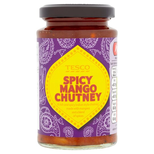 Tesco Spicy Mango Chutney 230G Tesco Groceries