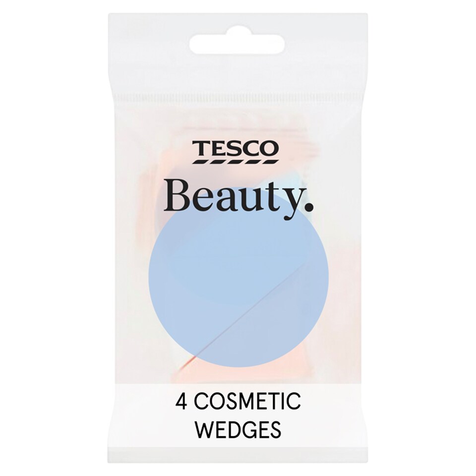 Tesco Essentials Cosmetic Wedges 4 Pack