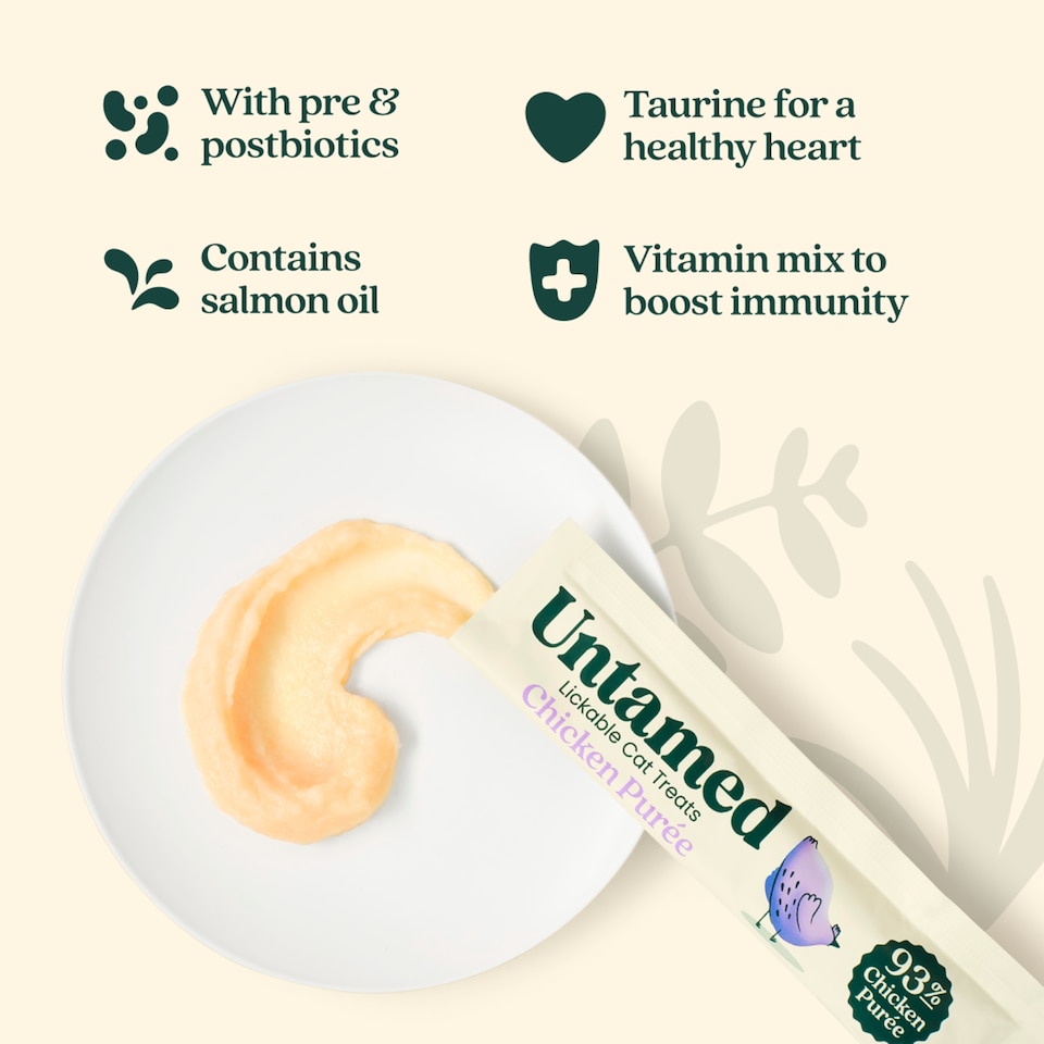 image 1 of Untamed Chicken Puree 7 Sachet 105g