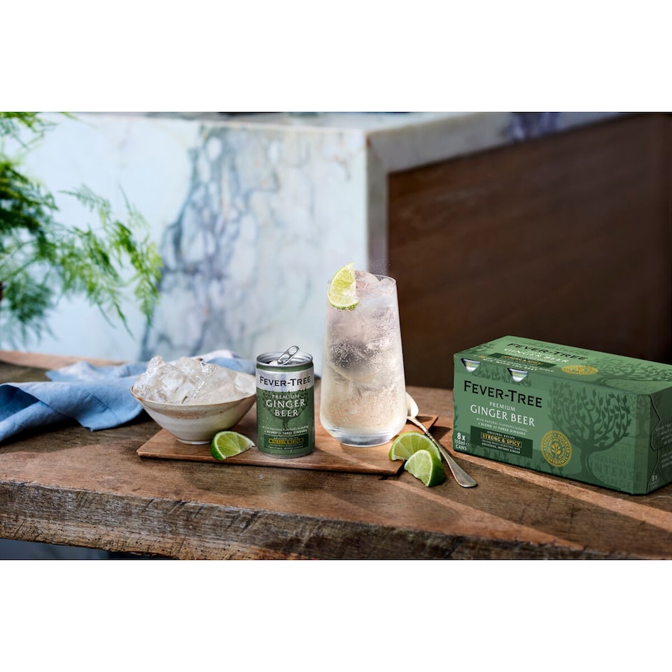 image 1 of Fever-Tree Light Ginger Beer Cans 6x150ml