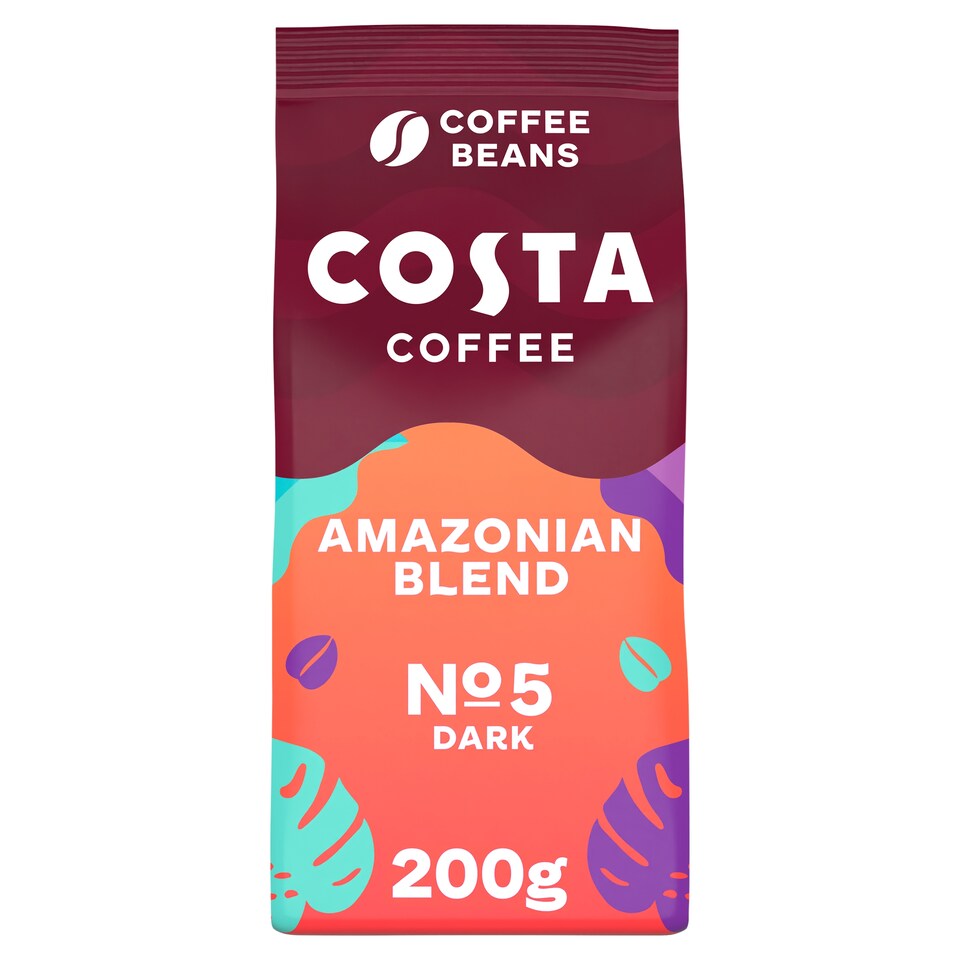 Costa Amazonian Blend Whole Coffee Beans 200G